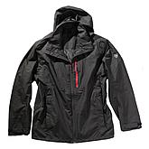 Brigg Zip It | Wasserdichte Funktions-Jacke mit Kapuze | Farbe schwarz