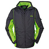 Brigg | Leichte Outdoor Jacke | Farbe schwarz / neongrün