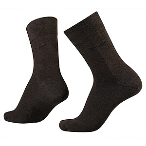 bugatti | Soft-Cotton Socken 2er-Pack | Braun