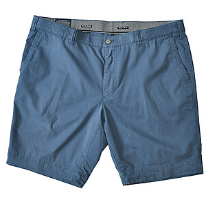 m.e.n.s. | Modische Mnner-Bermuda | Elastische Baumwolle mit Seide | Blau