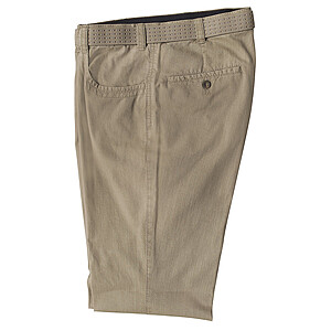 m.e.n.s. | Austatter Baumwollhose | Swing Pocket | Farbe beige