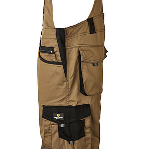Hans Schfer Workwear | Latzhose Professional | Braun