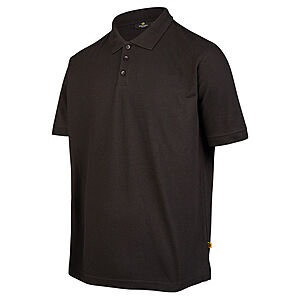 Hans Schfer Workwear | Basic Poloshirt | Pflegeleicht Kurzarm | Schwarz