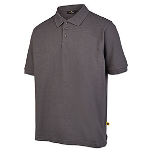 Hans Schfer Workwear | Basic Poloshirt | Pflegeleicht Kurzarm | Grau