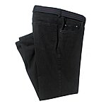 5-pocket Elastic Kurzleib Jeans | Farbe blueblack