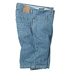 bugatti | Five-pocket Jeans-Bermuda Reine Baumwolle | Bleach