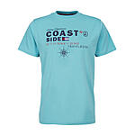 BRIGG | Elastisches T-Shirt | Coast Side | Rundhals | Aqua
