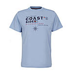BRIGG | Elastisches T-Shirt | Coast Side | Rundhals | Hellblau