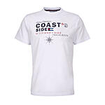 BRIGG | Elastisches T-Shirt | Coast Side | Rundhals | Weiss