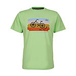BRIGG | Elastisches T-Shirt | Travel Bike | Rundhals | Grn