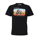 BRIGG | Elastisches T-Shirt | Travel Ride | Rundhals | Schwarz