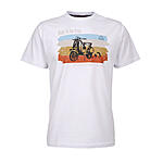 BRIGG | Elastisches T-Shirt | Travel Ride | Rundhals | Weiss