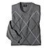 Baumwoll Pullover Farbe grau