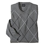 Baumwoll Pullover Farbe grau