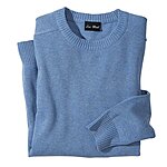 Baumwoll Pullover Farbe hellblau