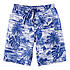 Bermuda Shorts | Blau Weiss gemustert