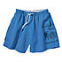 Bermuda Shorts mit sommerlichen Streifen | Farbe enzian