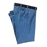 Aubi | Bundfaltenjeans | Kurze Leibhhe (Tiefbund) | Farbe bleach