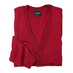 Cardigan Jacke | Reine Schurwolle | Farbe burgund