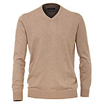   Casa Moda | Baumwoll-Pullover | V-Ausschnitt | Pima Cotton | Farbe sand