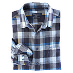 Casa Moda | Flanell-Hemd | Cashmere-Feeling | Kent-Kragen | Baumwolle | Blau Karo