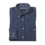 Casa Moda | Hemd | Button down Kragen | Farbe marine Karo