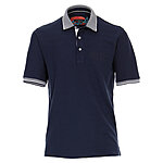 Casa Moda | Polo Shirt Knopfleiste |  Baumwolle mit modischem Druck | Marine