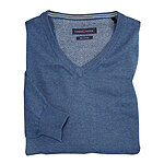 Casa Moda | Pullover mit V-Ausschnitt | Pima-Cotton | Jeansblau