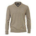 Casa Moda | Pullover mit V-Ausschnitt | Pima-Cotton | Sand