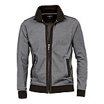 Casa Moda | Sweat-Jacke Baumwolle | Mit Schubtaschen | Grau