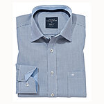 Casa Moda | Bgelfreies Business Hemd | Kent Kragen | Wei blaue Streifen