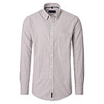 CasaModa | Freizeithemd | Baumwoll-Oxford | Button down Kragen | Beige Streifen