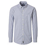 CasaModa | Freizeithemd | Baumwoll-Oxford | Button down Kragen | Blau Streifen