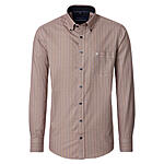 CasaModa | Freizeithemd | Popeline Minimal-Druck | Button down Kragen | Terra