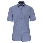 CasaModa | Halbarm Sporthemd | Button-down-Kragen | bgelfreie Baumwolle | Blau Vichy Karo