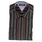 CasaModa | Pflegeleichtes Freizeithemd | Kent-Kragen | Terra Streifen