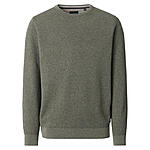 CasaModa | Rundhals-Pullover | Baumwolle Strukturstrick | Gr�n