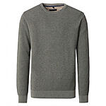 CasaModa | Rundhals-Pullover | Baumwolle Strukturstrick | Schilf