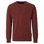 CasaModa | Rundhals-Pullover | Baumwolle Strukturstrick | Terra