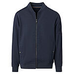 CasaModa | Sweatjacke | Hochwertige Baumwolle | Comfort Fit | Blau