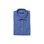 City Hemd Halbarm Farbe blau Streifen