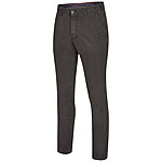 Club of Comfort | Chinos Flat Front | Baumwoll-Gabardine | Anthrazit