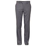 Club of Comfort | Flat Front-Wollhose | Elastischer Komfortbund | Grau