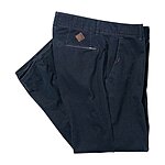 Club of Comfort | Cross Twill Hose der Premiumklasse | Dunkelblau