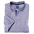 Elastisches Polohemd mit Stehkragen | Pflegeleichte Baumwolle | Farbe Jeansblau