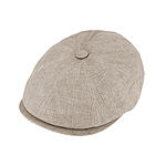 Fiebig | 8-Panel Mtze | Leinen mit UV Schutz | Beige
