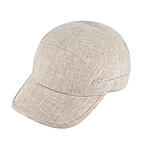 Fiebig | Sommerliche Baseballcap | Leinen Baumwolle | Beige