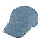 Fiebig | Sommerliche Baseballcap | Leinen Baumwolle | Jeansblau