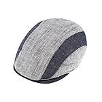 Fiebig | Sommerliche Flatcap | Leinen / Baumwolle | Jeansblau