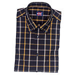 Freizeithemd | Button-down-Kragen |&nbsp;Gelb&nbsp;Schwarz&nbsp;